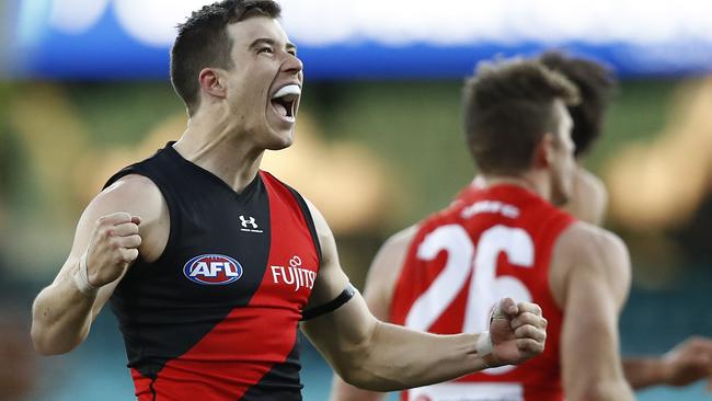 Zach Merrett delivered when it counted for the Bombers.