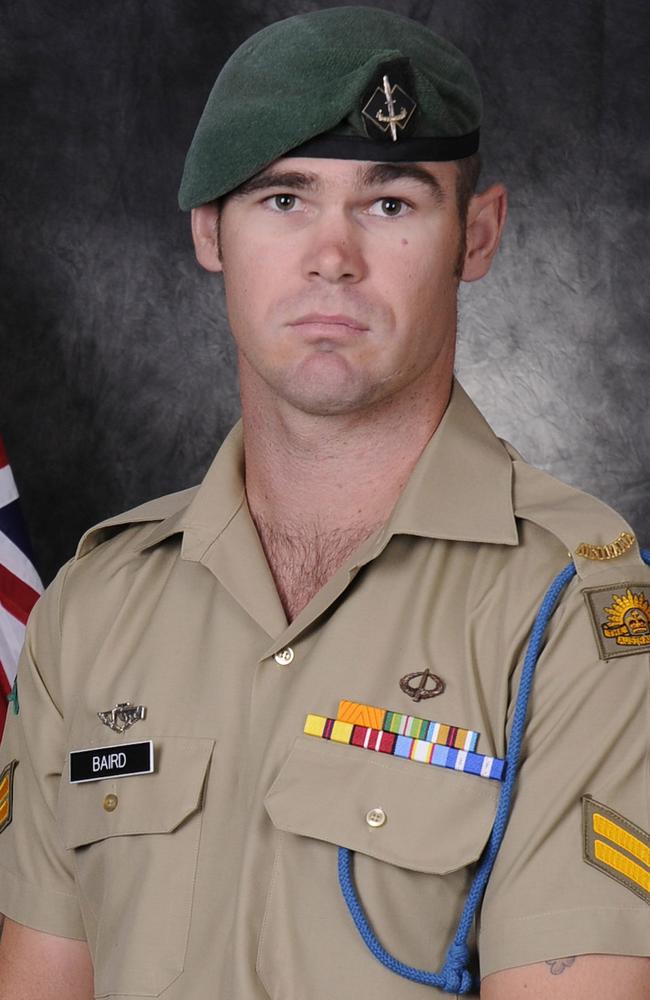 Official portrait of Corporal Cameron Stewart Baird, MG, who was killed on Operations in Afghanistan in 2013.