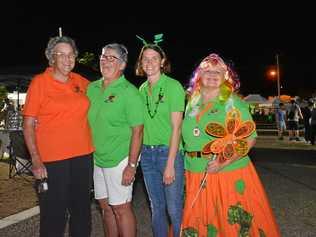 BIGGER AND BETTER: Goomeri Pumpkin Festival patron Phyllis Hopf, coordinator Kim Boyter, Emma Schneider and Penny Ruthenberg on March 17. Picture: Jessica McGrath