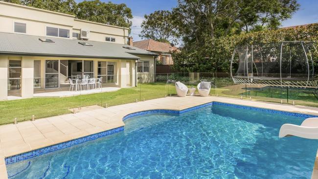 Tom Burgess and Tahlia Giumelli will be renting out their Cronulla family home as he heads overseas with a three-year UK contract. Picture: realestate.com.au