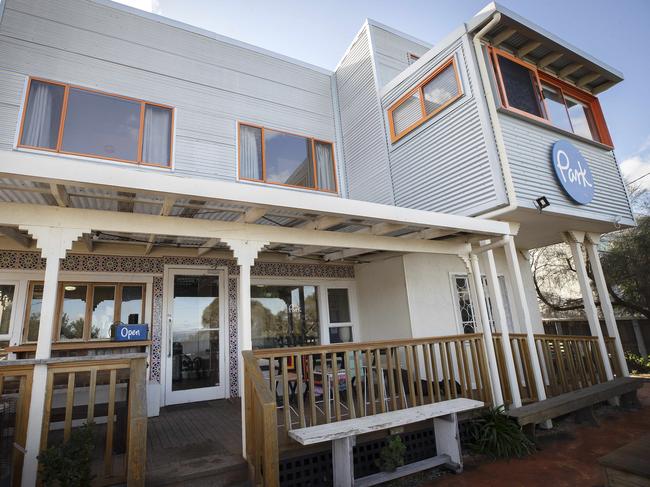 Park Beach Cafe, at Dodges Ferry, over the road from popular surf spot Park Beach, has a lovely laid-back, beachy vibe. Picture: Chris Kidd