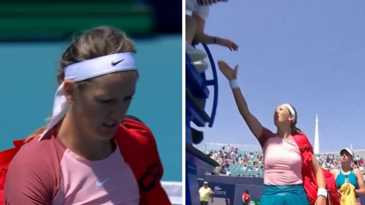 Victoria Azarenka has revealed why she stormed off. Photo: Fox Sports