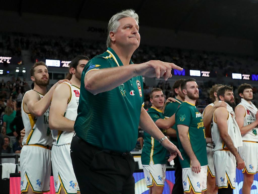 Coach of the Year Scott Roth has led the JackJumpers into the NBL grand final. Picture: Getty Images