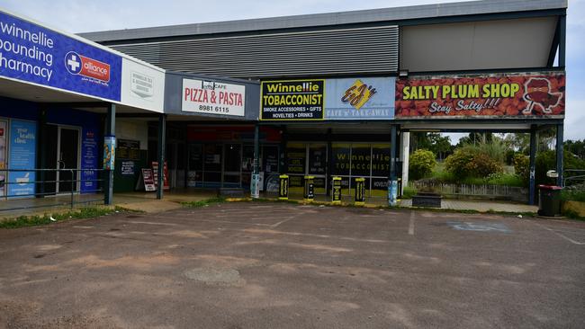 The scene at the shopping centre. Picture: Darcy Fitzgerald