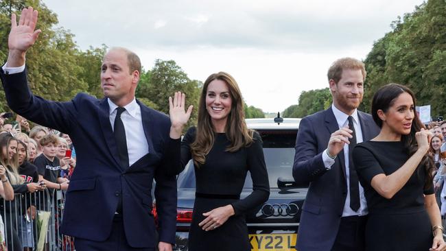 The Fab Four will be attending the Queen’s coffin procession to Westminster Hall. Picture: AFP