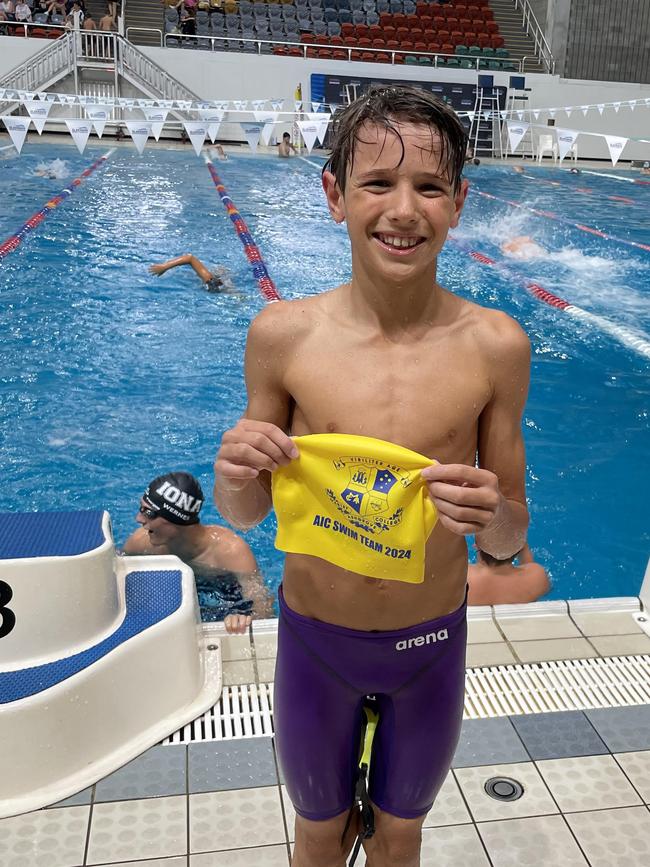 Marist College Ashgrove's Daniel Sadimenko broke a record.