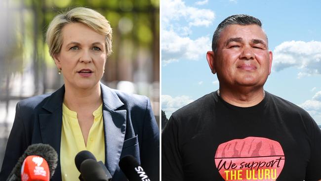 Environment Minister Tanya Plibersek and Roy Ah-See, one of the most senior Wiradjuri leaders on the national stage.