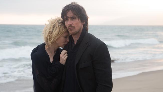 Cate Blanchett plays the ex-wife of a Hollywood screenwriter (Christian Bale) in <i>Knight of Cups</i>.