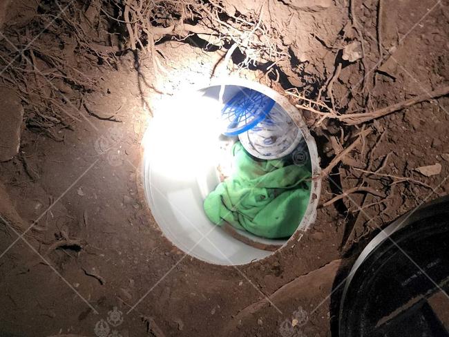 A cache of more than 3kg of cocaine and $100,000 in cash found in a canoe drum buried near the cenotaph at the Darwin Esplanade. Cy Robert John Morris has pleaded guilty to commercial drug supply and dealing in the proceeds of crime after burying the stash in May 2023. Picture: NTPFES