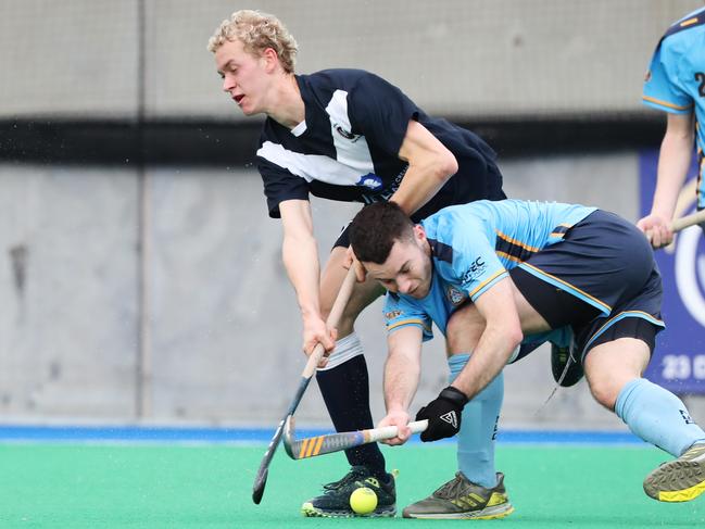 Ruben Hoey in action for Derwent and George Wilkinson for NWG. Picture: Nikki Davis-Jones