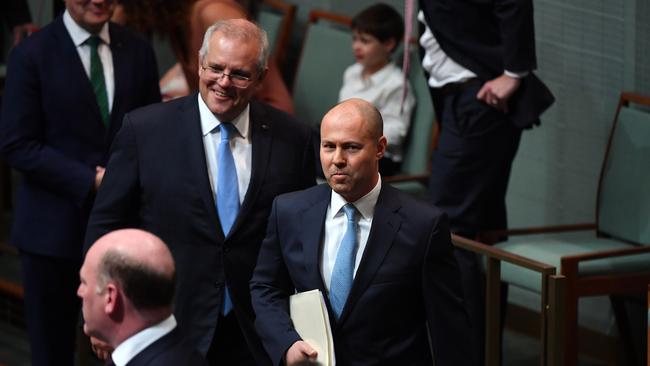 Treasurer Josh Frydenberg last night in the House of Representatives.