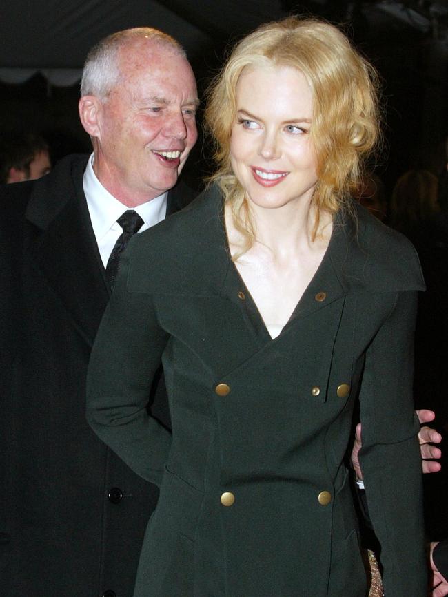 Nicole Kidman (R) and her father Antony Kidman in 2005. Picture: Getty