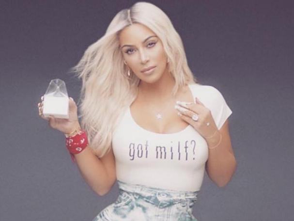 Kim Kardashian Got Milk campaign. Picture: Supplied