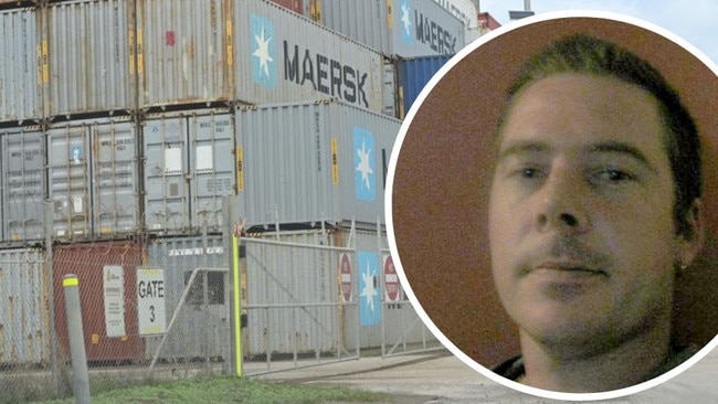 Troy Kellett died after falling several metres from a shipping container in Adelaide.