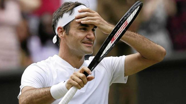 Tennis star, Roger Federer is a stand-out example encouraging men to express how they are feeling. Picture: Tim Ireland