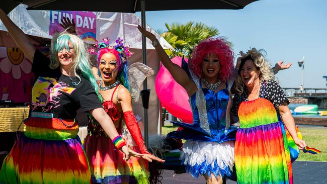 Territorians celebrating all things in 2024 at the Darwin Waterfront. Picture: Pema Tamang Pakhrin