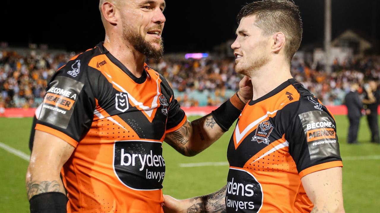 NRL 2024 RD03 WESTS TIGERS V CRONULLA-SUTHERLAND SHARKS – DAVID KLEMMER JOHN BATEMAN