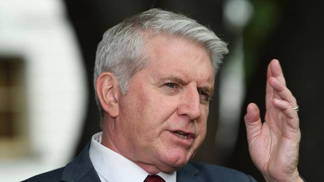 Opposition defence spokesman Brendan O’Connor has raised concerns about Naval Group’s pledge including work that will be done by Australians overseas. Picture: AAP Image/James Ross