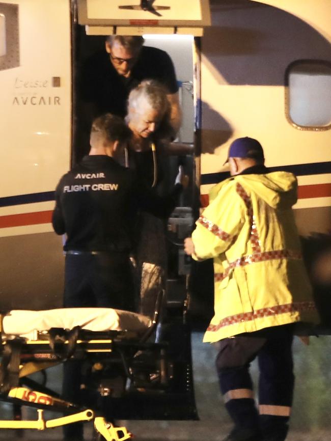 The woman arrives at Coolangatta airport. Picture: Supplied