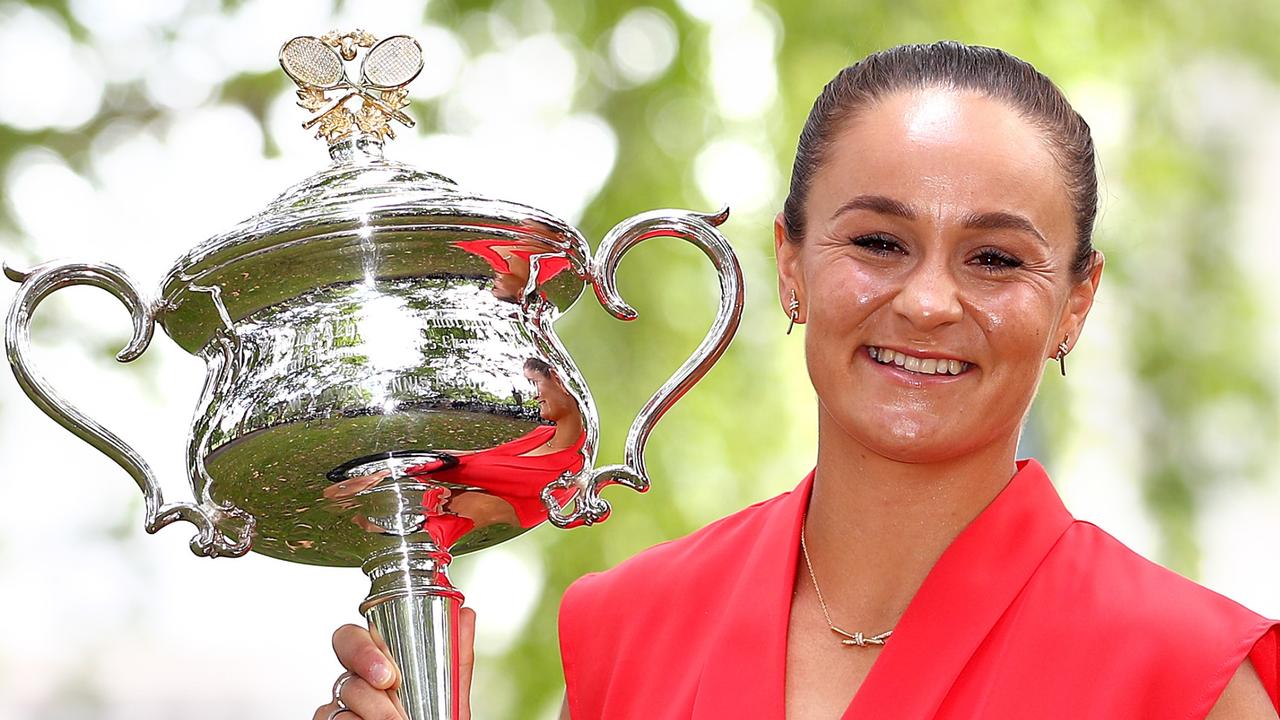 Ash Barty’s Australian Open triumph was the most-watched women’s singles final since records started being kept in 1999. Picture: Getty Images