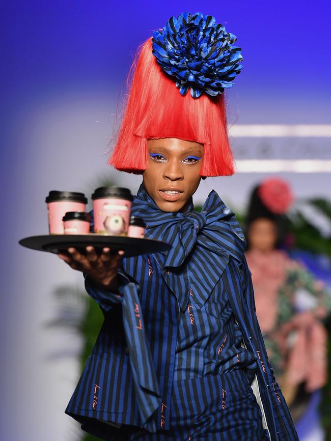 The Laurence and Chico show at New York Fashion Week. Picture: AFP