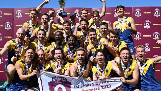 Bond University Bullsharks won the QFA Div 2 South Reserves grand final. Picture: Supplied