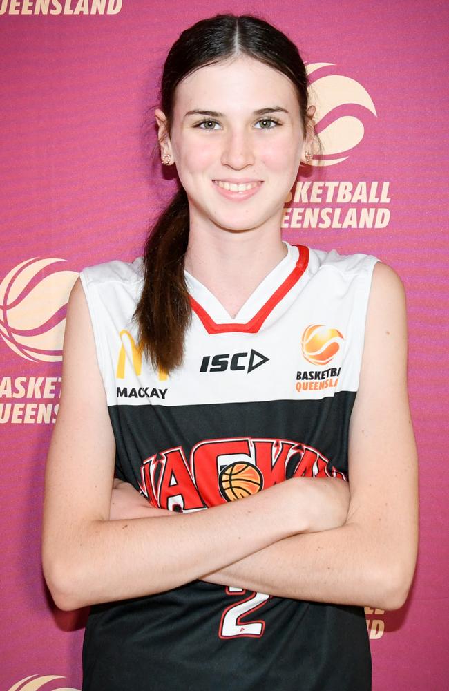 Basketball Queensland North U16 Girls player Alley Simpson. Picture: Basketball Queensland