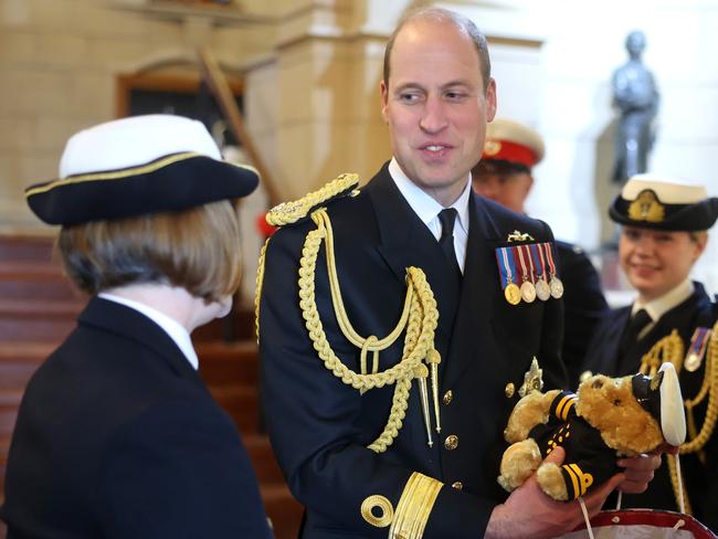 William has not appeared out in public in his navy uniform for more than 10 years. Picture: Getty Images