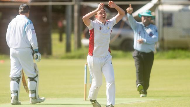 CRCA third grade cricket grand final between Brothers and Coutts Crossing at Fisher Park synthetic. Photos: Adam Hourigan