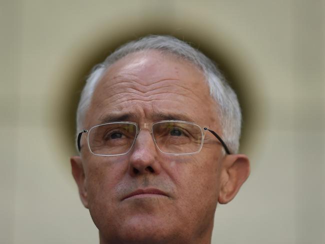 Australian Prime Minister Malcolm Turnbull speaks to the media during a press conference at Parliament House in Canberra, Wednesday, March 16, 2016. (AAP Image/Lukas Coch) NO ARCHIVING