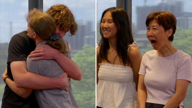 Kelvin Grove State College student Lachlan Howie and Brisbane Girls Grammar School student Kaiyu Su received the perfect ATAR yesterday.