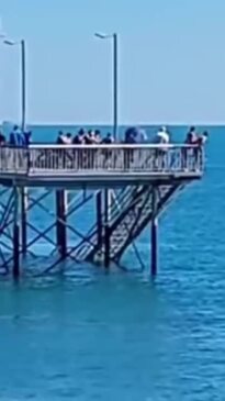 Large crocodile spotted at popular Darwin beach