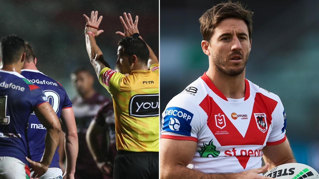 Jack Hetherington was sent to the sin bin, while Ben Hunt was involved in a mid-game halves switch.