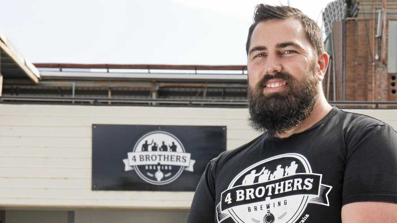 BIG PLANS: Adrian Cubit, managing director 4 Brothers Brewing outside the Brook St premises. Picture: Nev Madsen