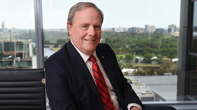 Future Fund chairman Peter Costello believes prospective returns will be lower than recent returns. Picture: Josie Hayden