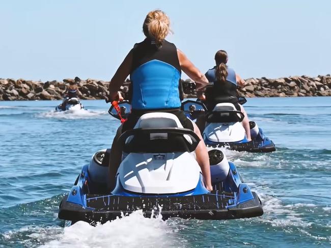 Jet Skiers out on the water with Wildwater Jetskis.