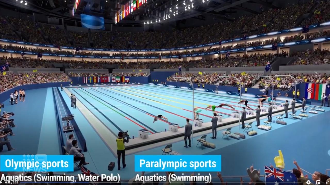 How a swimming venue for the 2032 Games would look