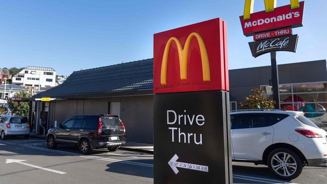 McDonald’s stores in Australia have earned praise from their US parent Picture: AFP