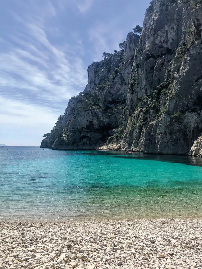 Calanques National Park has limestone coves and bottle-green water. Picture: supplied.