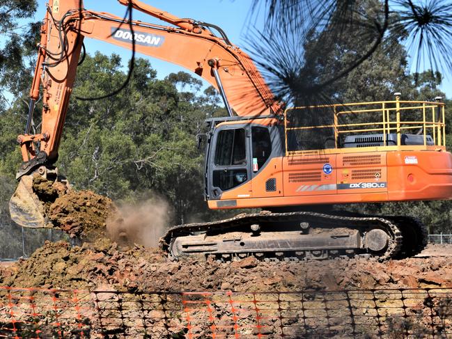 The $2.4 million earthworks project is underway on Signature Care's 144-bed Grafton aged care development.