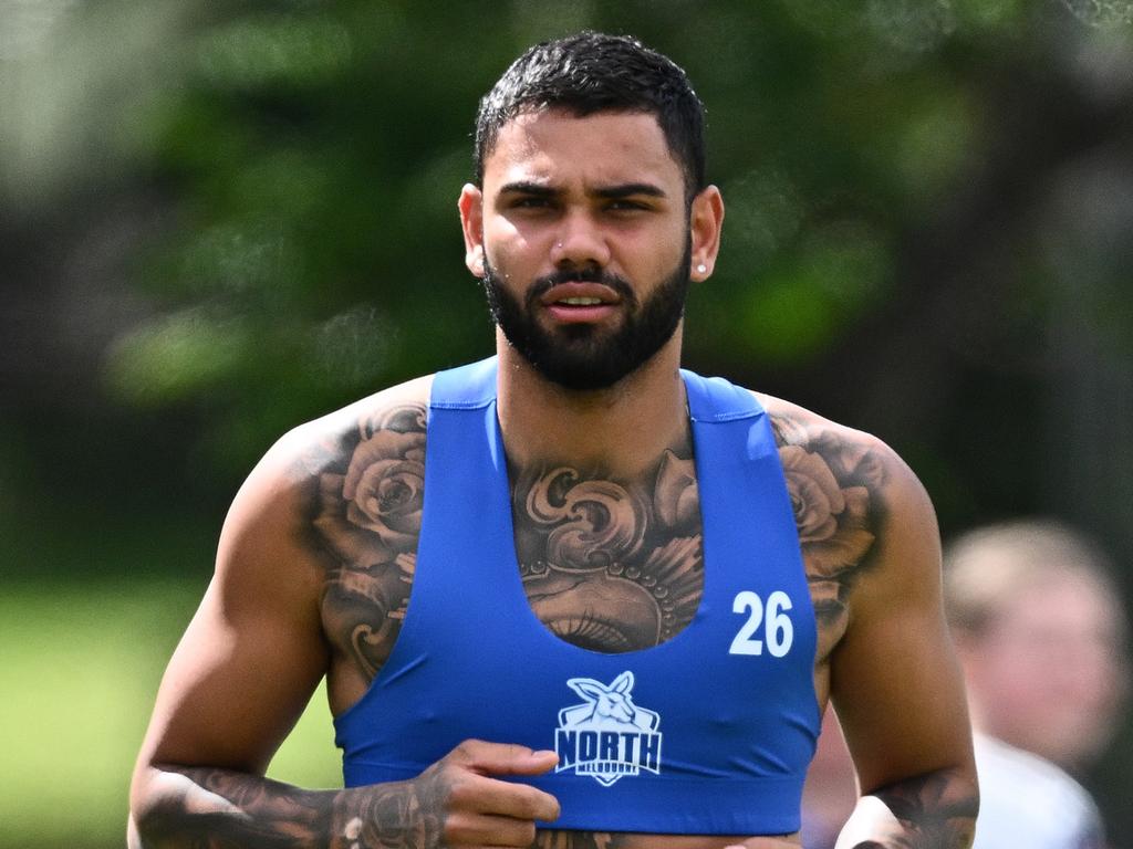 Tarryn Thomas. (Photo by Quinn Rooney/Getty Images via AFL Photos)