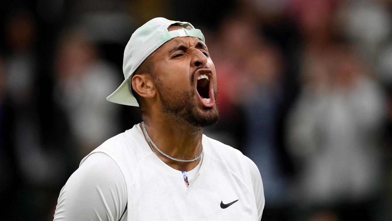 At his best, Nick Kyrgios is arguably the most entertaining tennis player on the planet. Picture: Getty