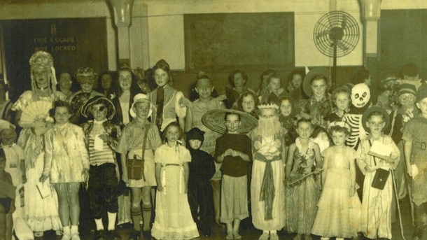 Coolangatta State School’s fancy dress ball was held in Jazzland in 1950.