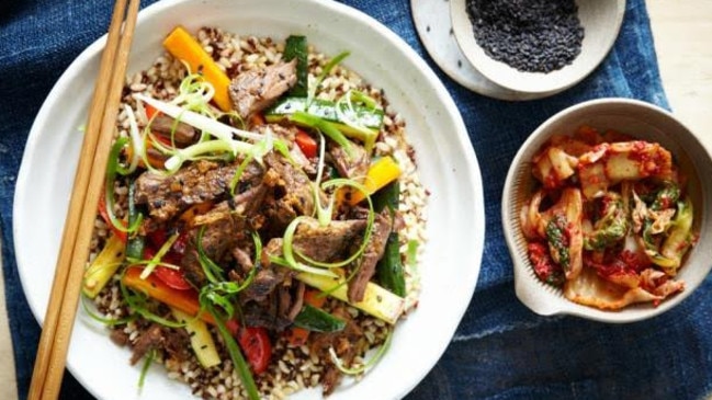This easy pulled beef bowl is made even easier when the slow cooker does half the work for you. Credit: bestrecipes.com.au