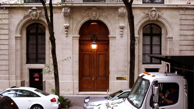 A residence belonging to Jeffrey Epstein at East 71st street is seen on the Upper East Side of Manhattan in New York City. Picture: Kevin Hagen/Getty Images