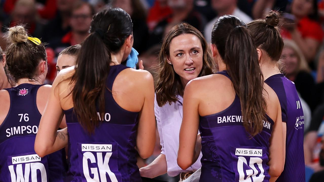 Bec Bulley’s Firebirds are winless after three games. (Photo by May Bailey/Getty Images)