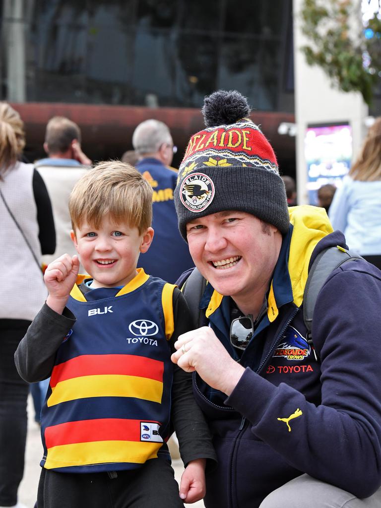 Roger Anderson and son Liam. Picture: Tom Huntley