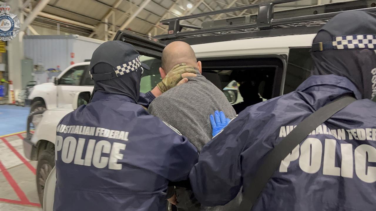 AFP officers have escorted Mark Buddle, 37, on a chartered flight from Darwin to Melbourne to face two charges for allegedly importing cocaine worth about $40m. Picture: Supplied.