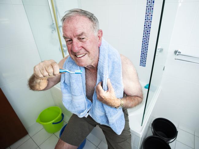 Max Hunter has shared his water-saving tips. Picture: Lachie Millard