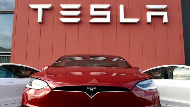 Tesla has reported record profits and revenue. Picture: John Thys/AFP